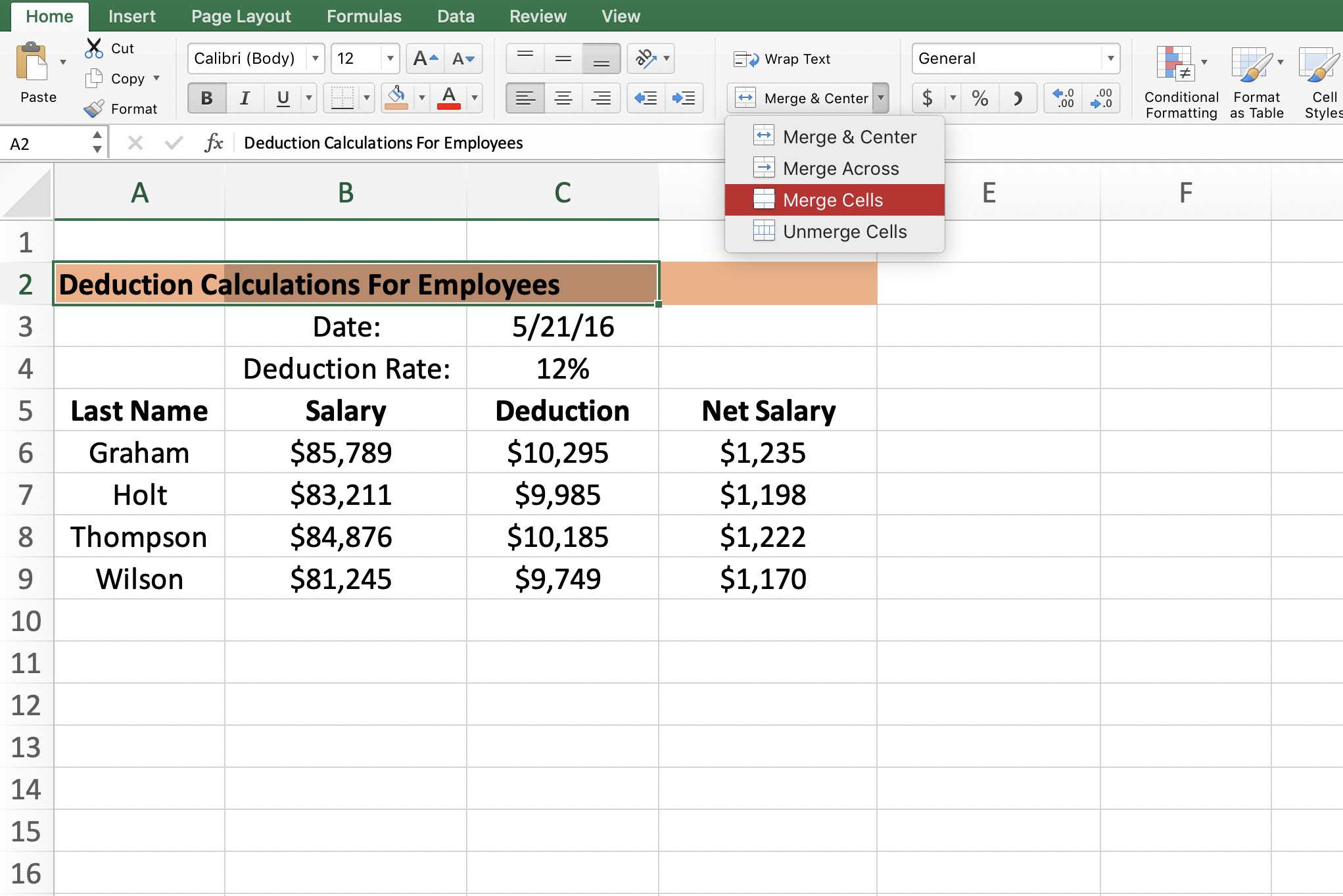 multiply a column when i copy it in excel for mac?